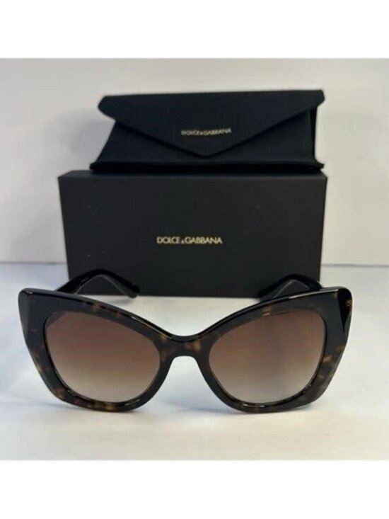 New Authentic Dolce & Gabbana DG 4405 502/13 tortoise Sunglasses , description : main image 9